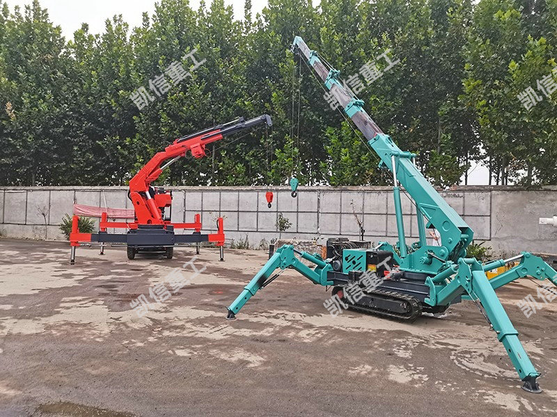 我公（gōng）司新研發（fā）的狹（xiá）窄空間起重作業履帶蜘蛛吊車